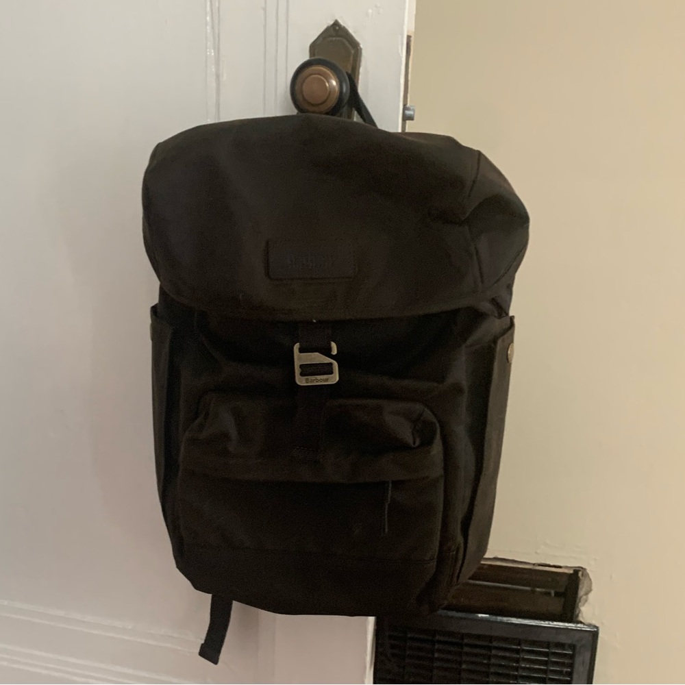 Barbour Waxed Canvas Backpack